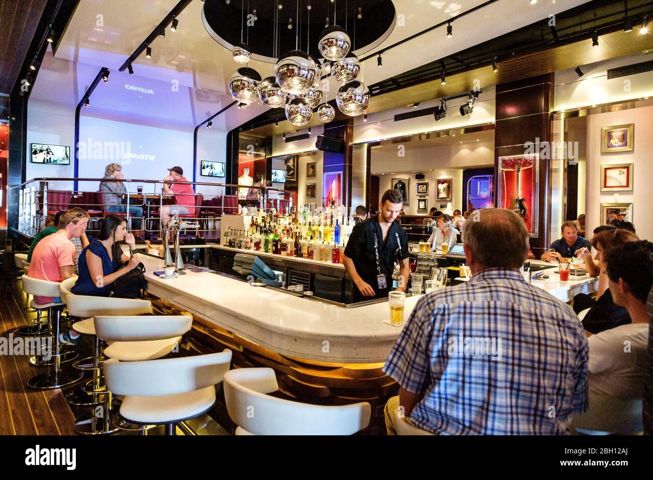 Il negozio Planet Hollywood a Barcellona, Catalogna, Spagna. Foto Stock