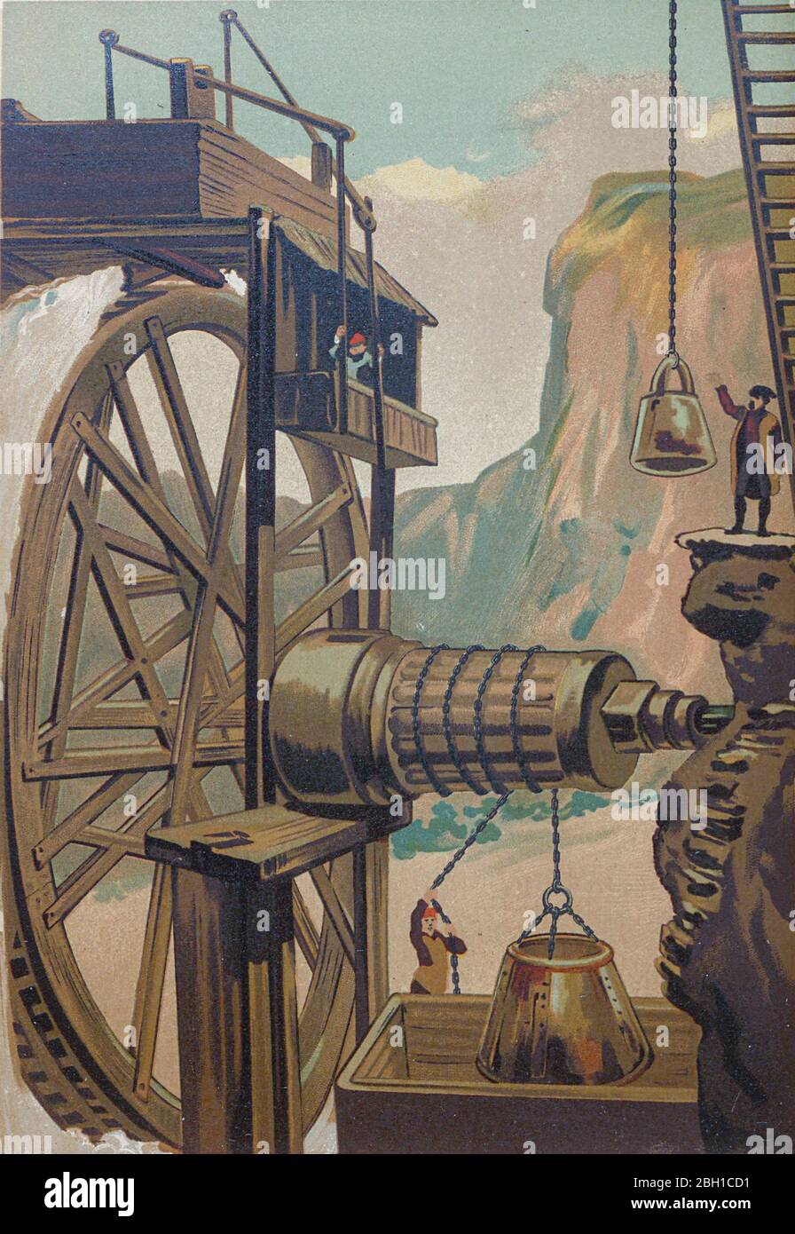 Agricola Gestione dello sfruttamento delle miniere di Freyberg Georgius agricola (Georg Pawer, 24 marzo 1494 – 21 novembre 1555) è stato un . È noto per il suo pionieristico lavoro De re metallica libri XII, pubblicato nel 1556, dal libro la ciencia y sus hombres : vidas de los sabios ilustres desde la antigüedad hasta el siglo XIX T. 2 [Science and its men: Vive dei saggi illustri dall'antichità al secolo XIX Vol 2] di Figuier, Louis, Foto Stock