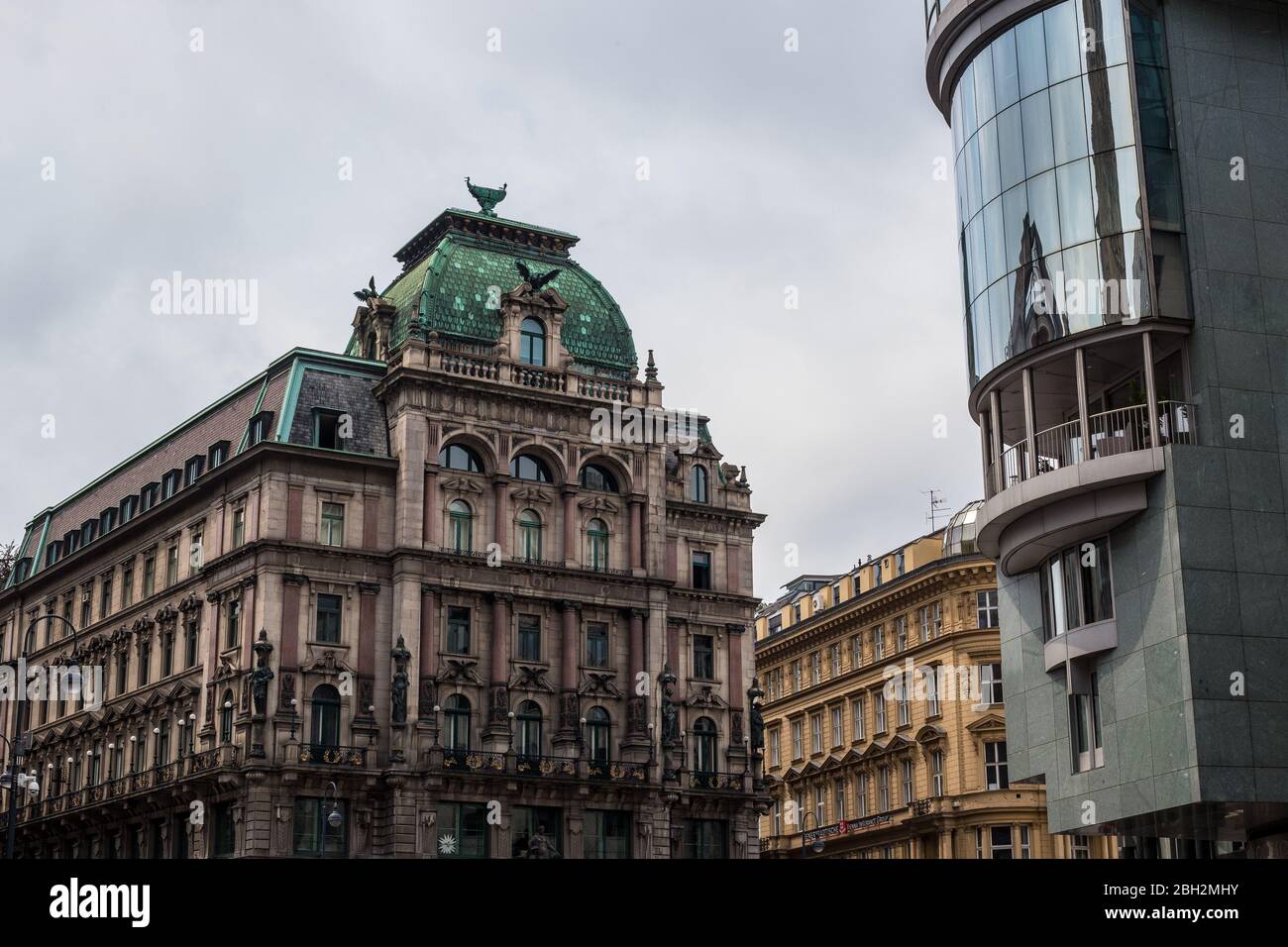 Vienna, Austria - 6 giugno 2019: Vista degli edifici della città vecchia di Vienna Foto Stock