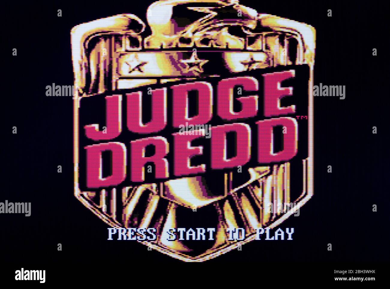 Giudice Dredd - sega Genesis Mega Drive - solo per uso editoriale Foto Stock