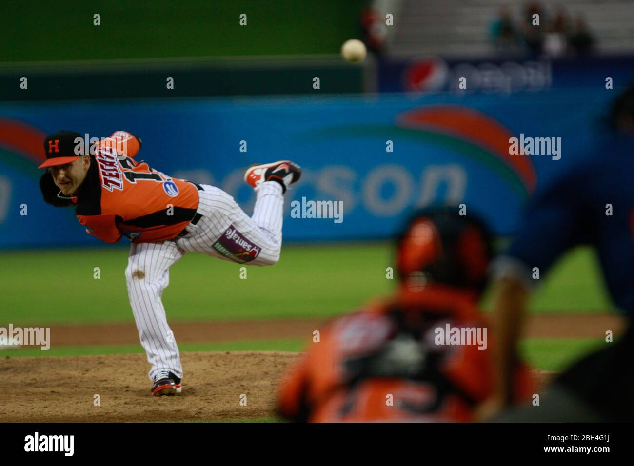 Baseball, Beisbol. LMP, liga mexicana del Pacifico. 18 nov 2013 Foto Stock