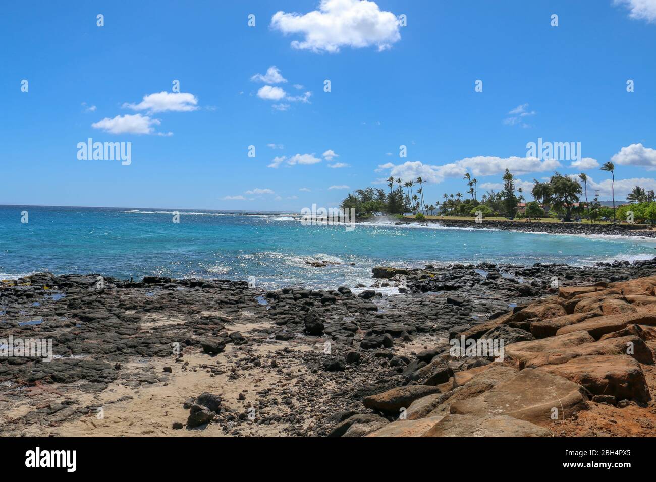 Poipu Beach Foto Stock