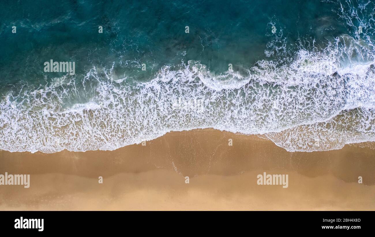 Drone shot di spiaggia Foto Stock