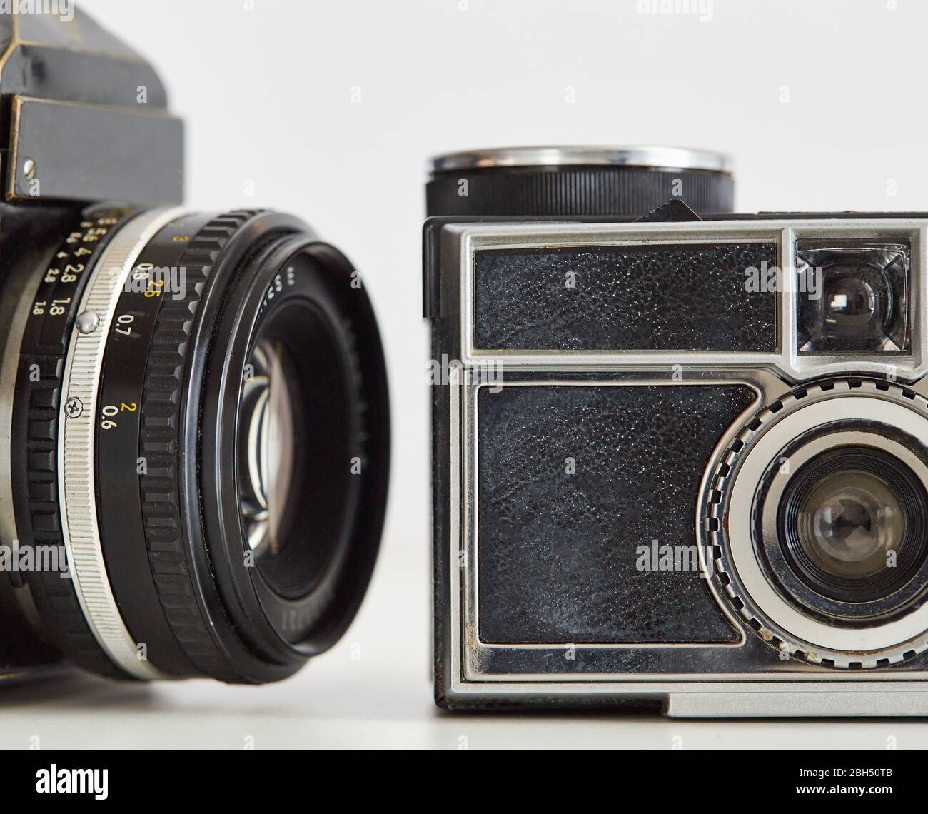 Macchine fotografiche d'epoca Foto Stock