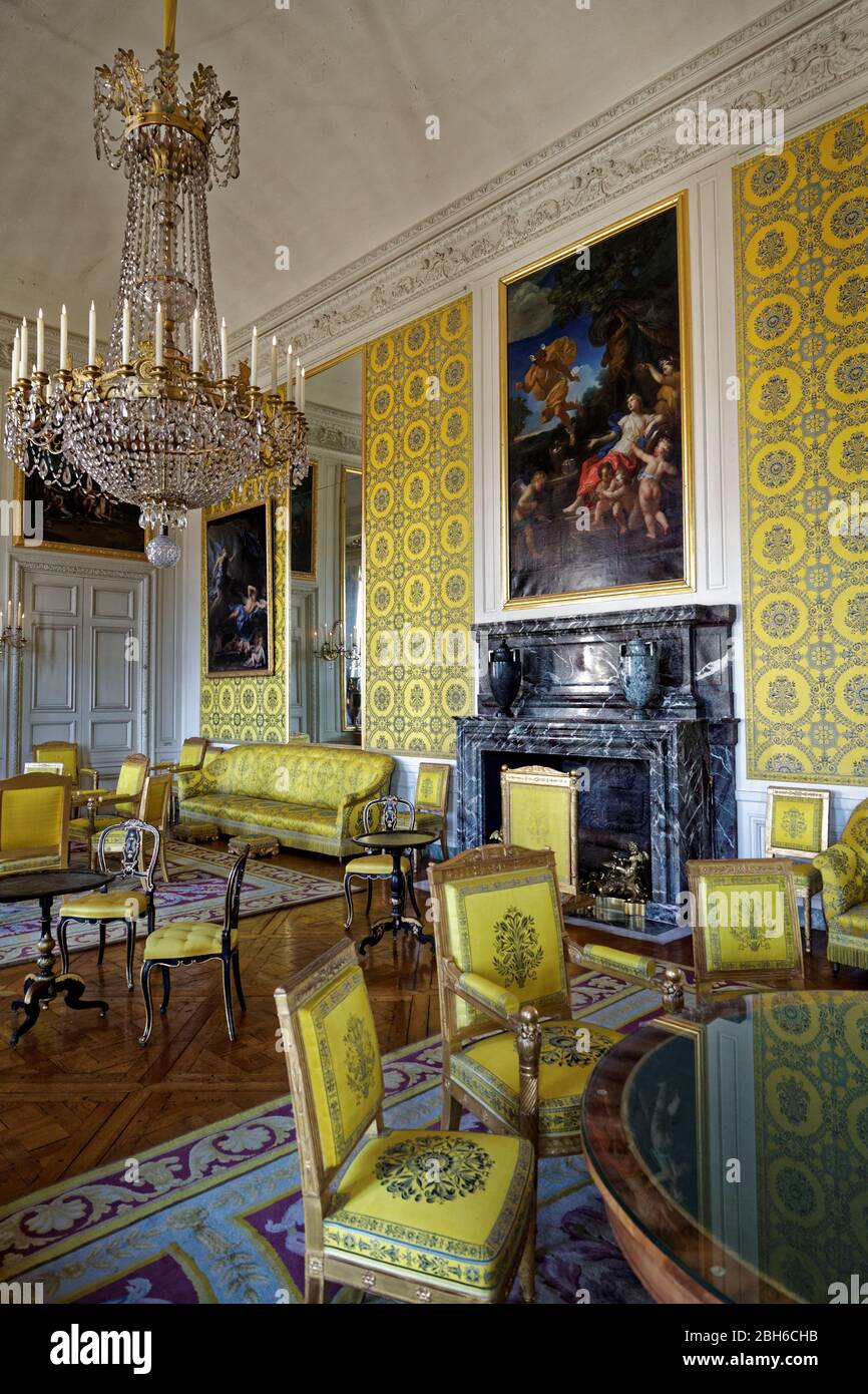 Il Grand Trianon, Reggia di Versailles - Château de Versailles, Francia - conosciuta come la casa di Maria Antonietta Foto Stock