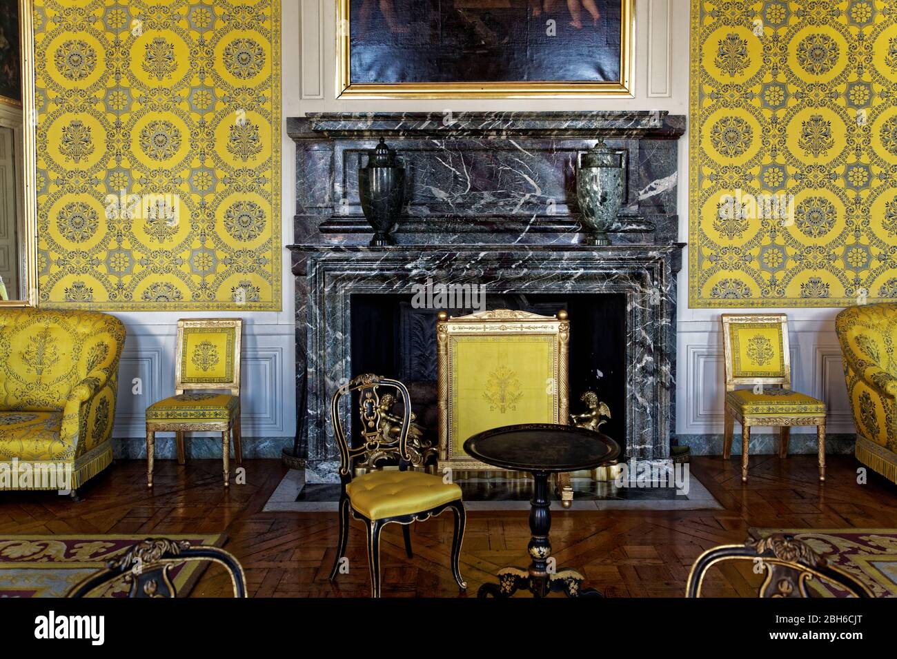 Il Grand Trianon, Reggia di Versailles - Château de Versailles, Francia - conosciuta come la casa di Maria Antonietta Foto Stock