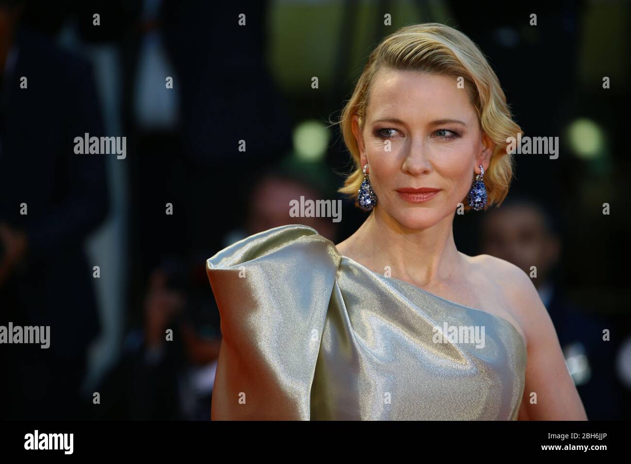 VENEZIA, ITALIA - 01 SETTEMBRE: Cate Blanchett cammina sul tappeto rosso davanti alla proiezione della 'Suspiria' durante il 75° Festival del Cinema di Venezia lo scorso settembre Foto Stock