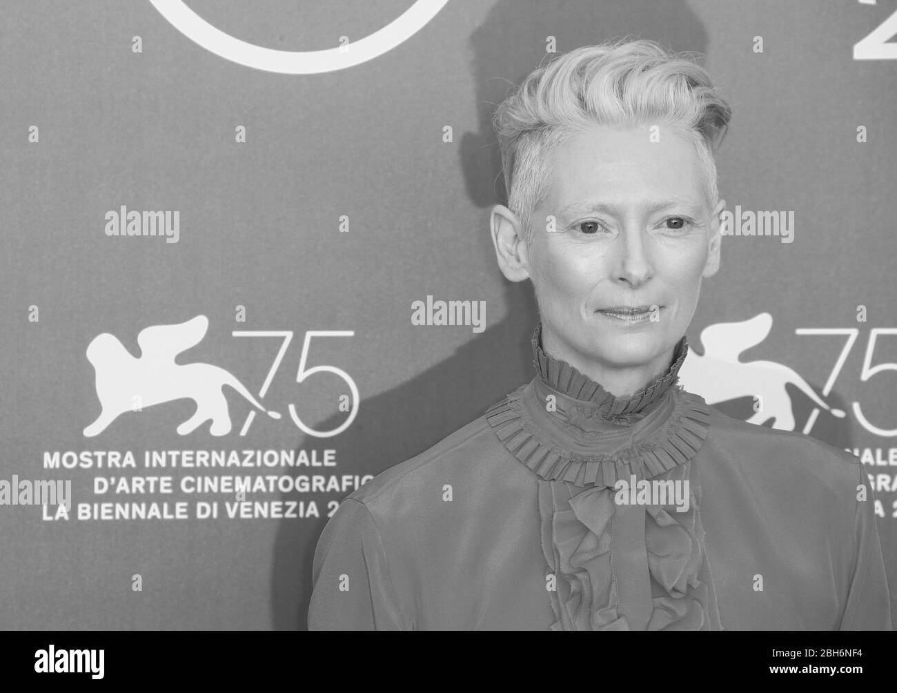 VENEZIA, ITALIA - 01 SETTEMBRE: Tilda Swinton partecipa alla fotocellula "Suspiria" durante il 75° Festival del Cinema di Venezia il 01 settembre 2018 a Venezia Foto Stock