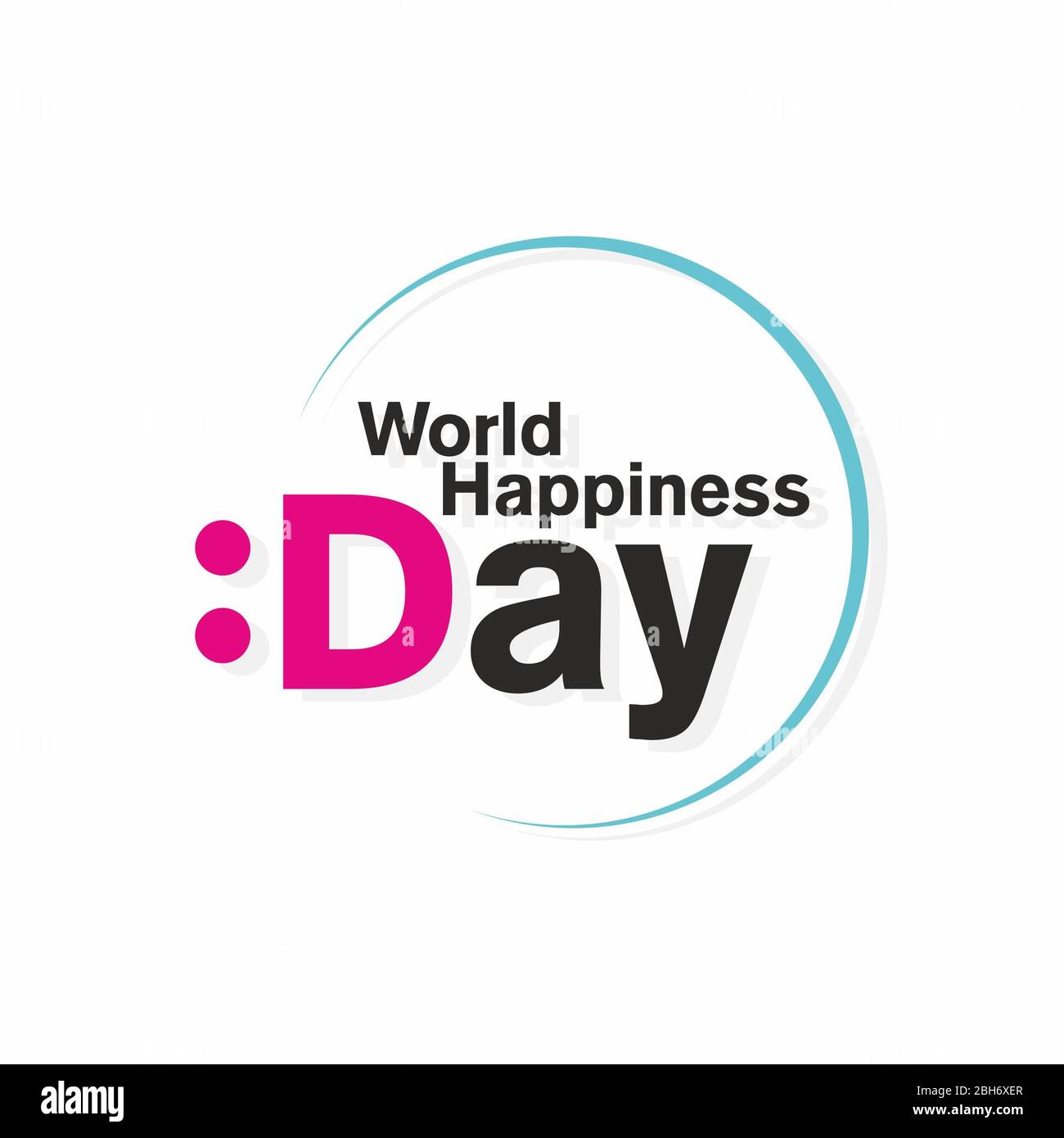 Giornata mondiale delle risate, Giornata mondiale delle sorriso, - Emoji ridenti - Banner Foto Stock