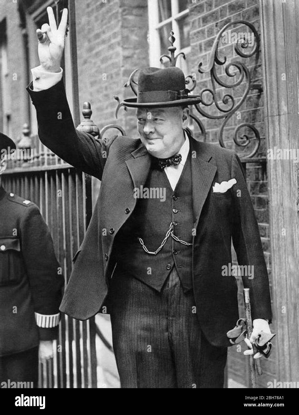 Sir Winston Leonard Spencer-Churchill (30 novembre 1874 – 24 gennaio 1965) è stato un . Foto Stock