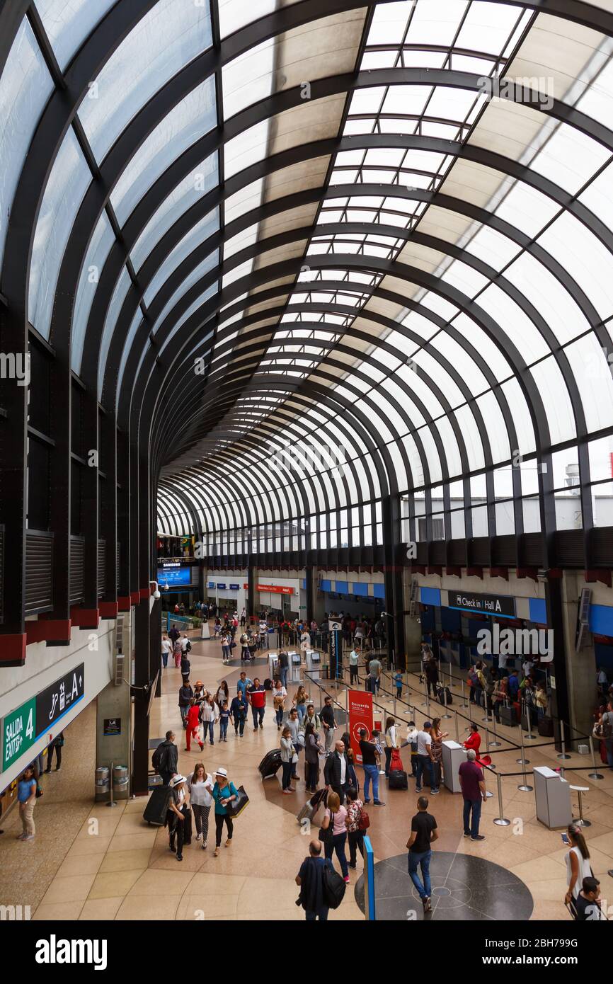 Medellin, Colombia - 27 Gennaio 2019: terminal dell aeroporto di Medellin (MDE) in Colombia. Foto Stock