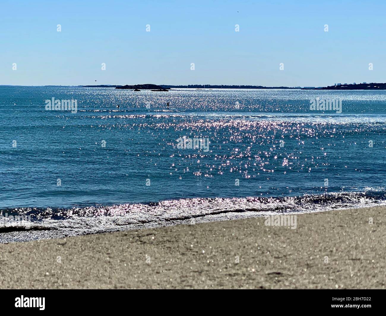 Lynn Beach è a nord di Boston, ma Foto Stock