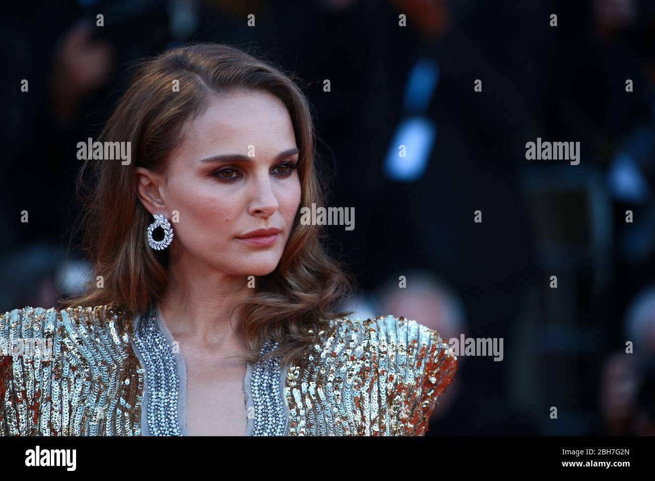 VENEZIA, ITALIA - SETTEMBRE 04: Nathalie Portman cammina sul tappeto rosso della proiezione 'Vox Lux' durante il 75° Festival del Cinema di Venezia Foto Stock