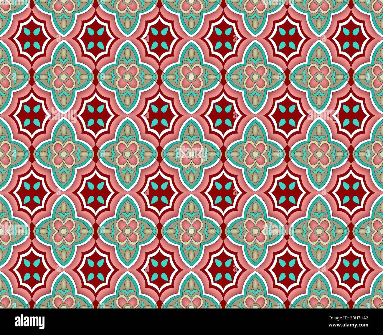 Seamless design geometrico sfondo pattern Foto Stock Seamless design geometrico sfondo pattern Foto Stock
