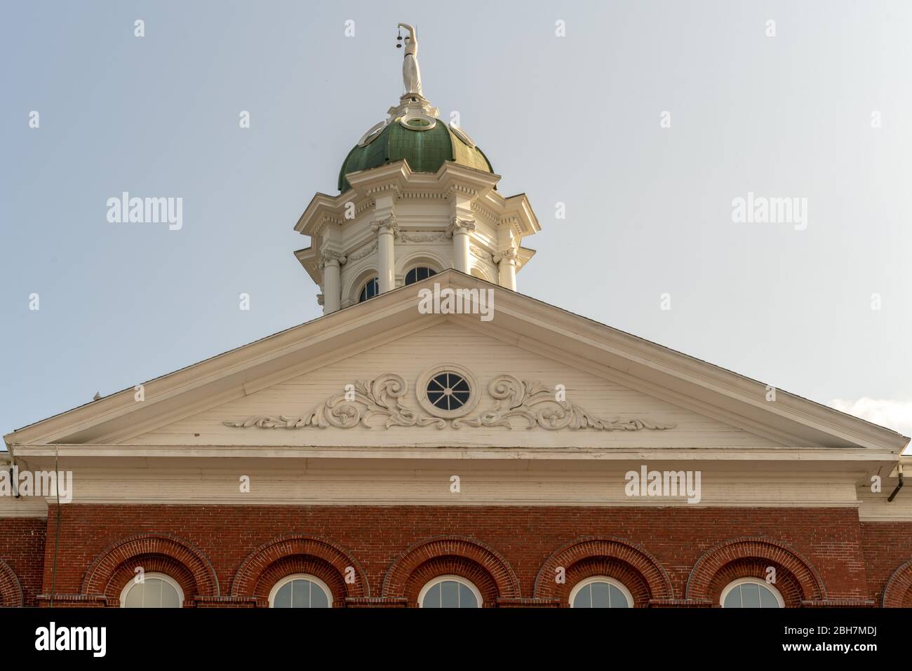 Exeter, New Hampshire, municipio è stato intorno dal 1855 ed è stato più particolarmente il luogo di un discorso da Abraham Lincoln. Foto Stock