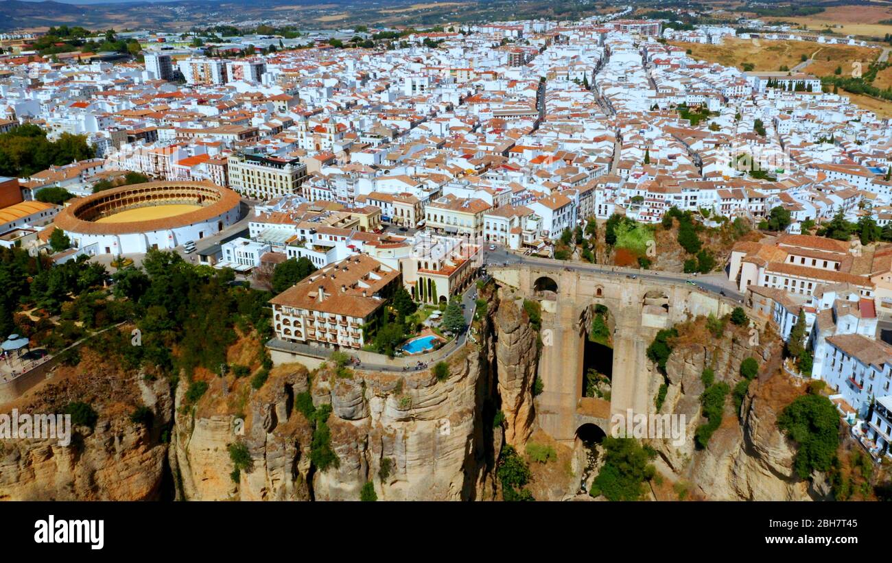 GOLA DI EL TAJO, RONDA, SPAGNA 2019 Foto Stock