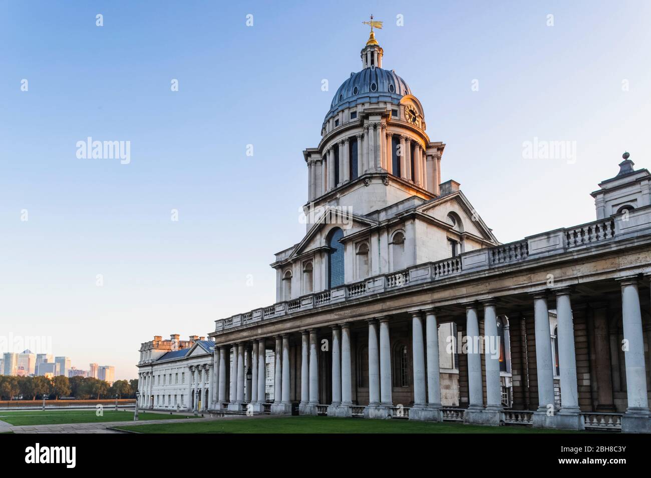 Inghilterra, Londra Greenwich, Old Royal Naval College Foto Stock