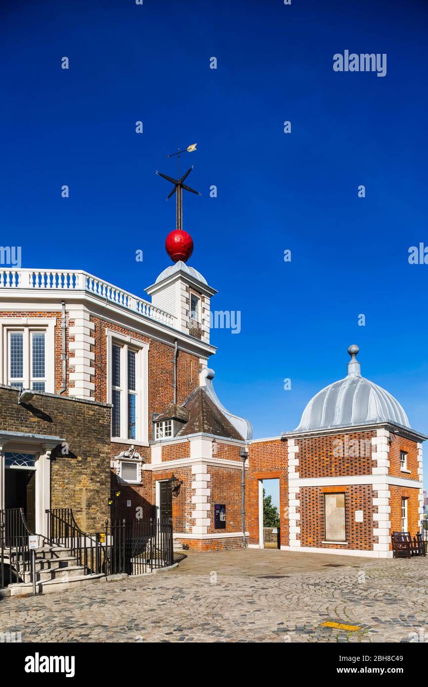 Inghilterra, Londra Greenwich, Royal Observatory, Flamsteed House Foto Stock