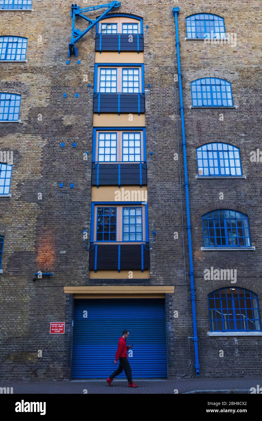 Inghilterra, Londra, Wapping, Wapping High Street, magazzino convertito Apartments Foto Stock