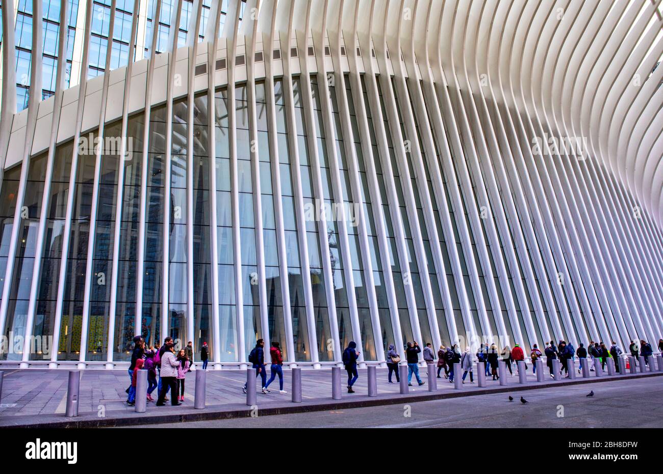 Stati Uniti d'America, New York City, Manhattan, Downtown, World Trade Center Station. Foto Stock