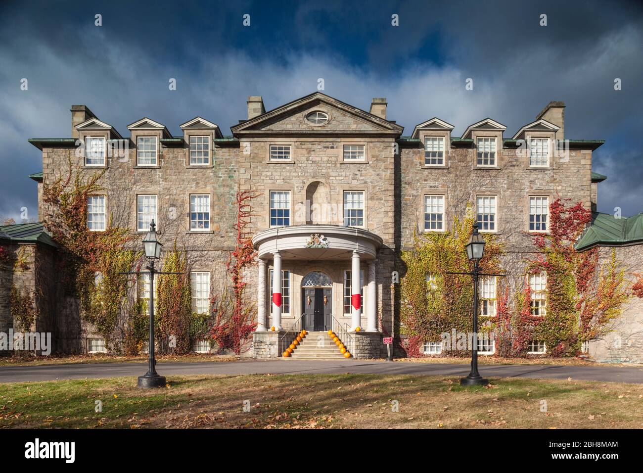 Canada, New Brunswick, New Brunswick, Fredericton, Government House, un tempo residenza dei governatori britannici Foto Stock