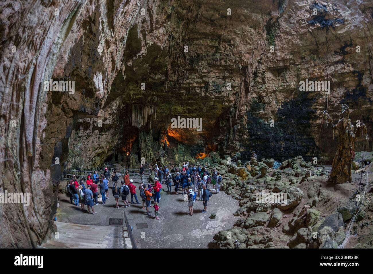 Italien, mezzogiorno, Apulien / Puglia, Halbinsel Salento, Valle d'Itria, Grotte di Castellana Foto Stock