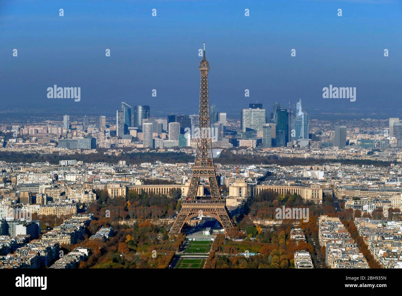 Vista da Tour Montparnasse, Parigi, Ile de France, Francia Foto Stock