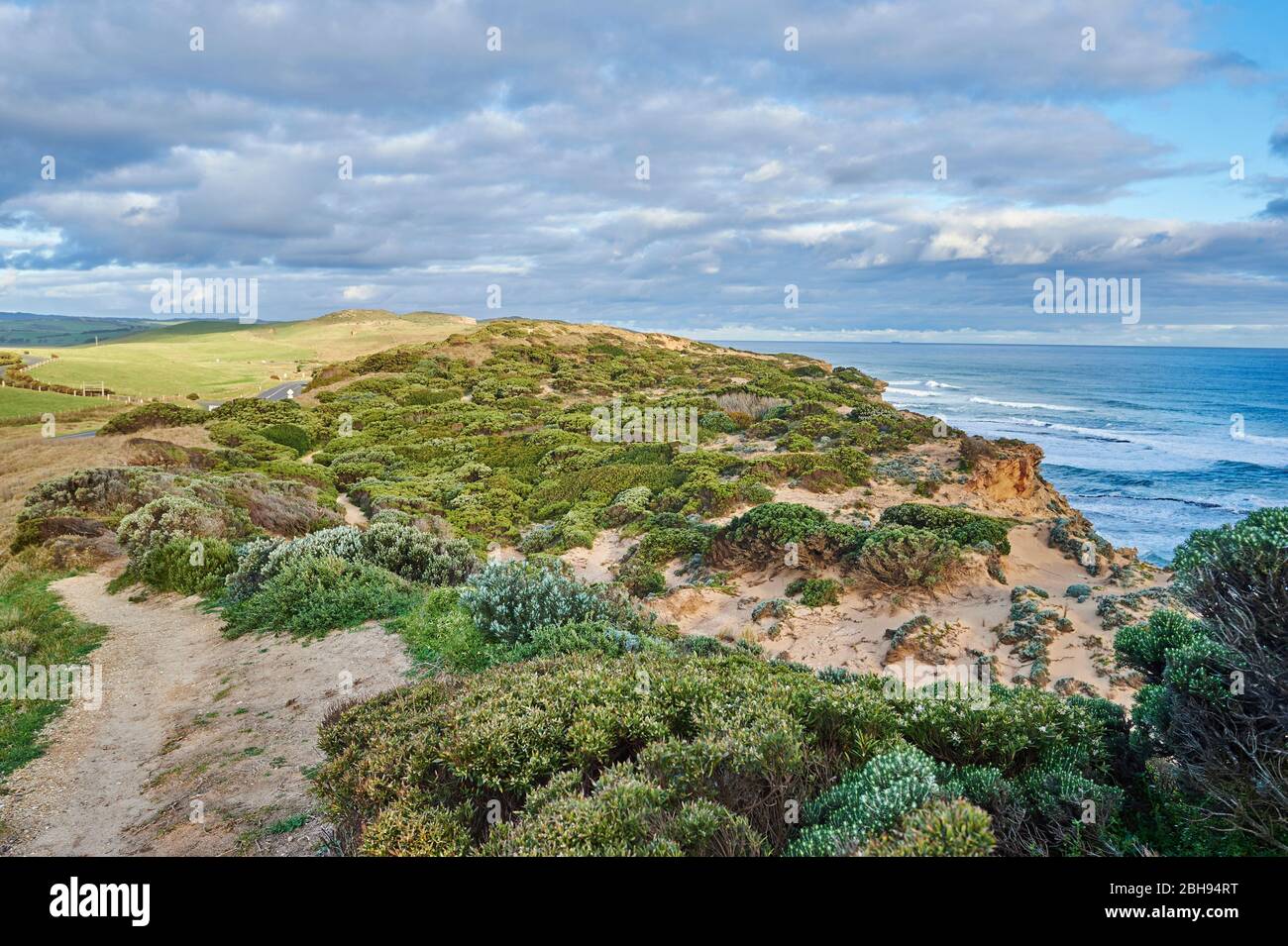 Landscape, Port Campbell National Park, Victoria, Australia, Oceania Foto Stock