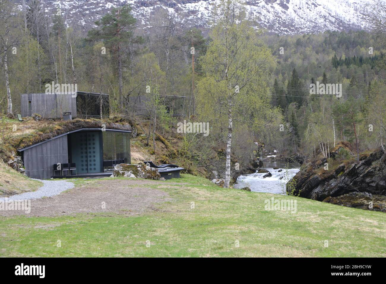 JUVET Landscape Hotel edifici Foto Stock