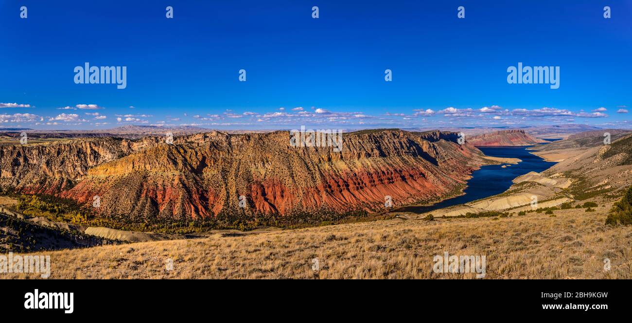 USA, Utah, Dagett County, Manila, Flaming Gorge, Sheep Creek Bay, Sheep Creek Overlook Foto Stock