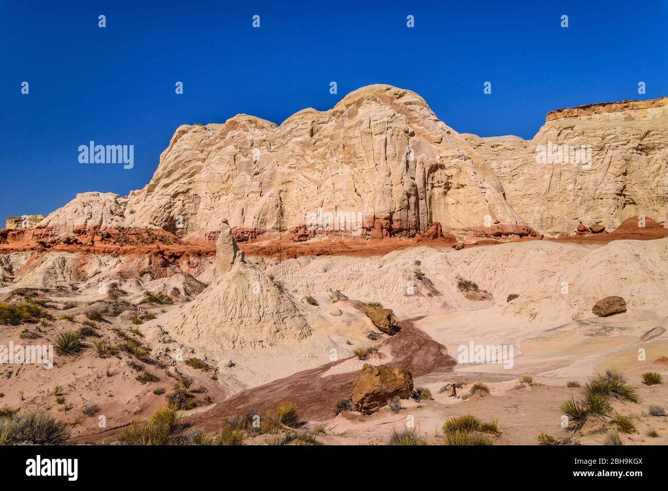USA, Utah, Kane County, Kanab, Paria Rimrocks, Toadsgools Trail Foto Stock