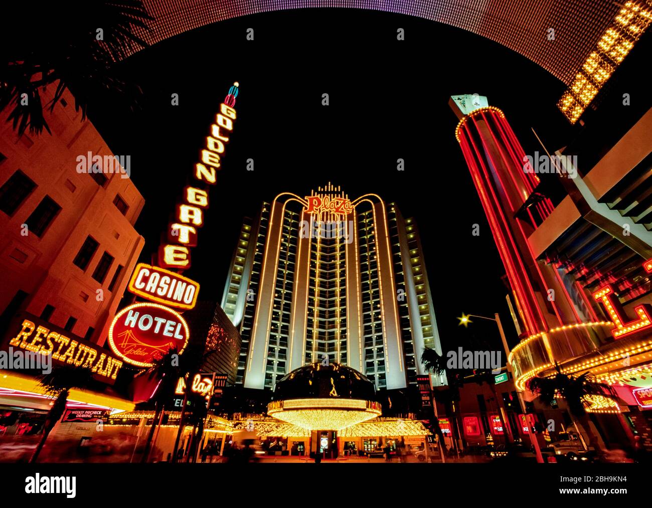 Hotel Casino Downtown Las Vegas. Nevada. USA. Foto Stock