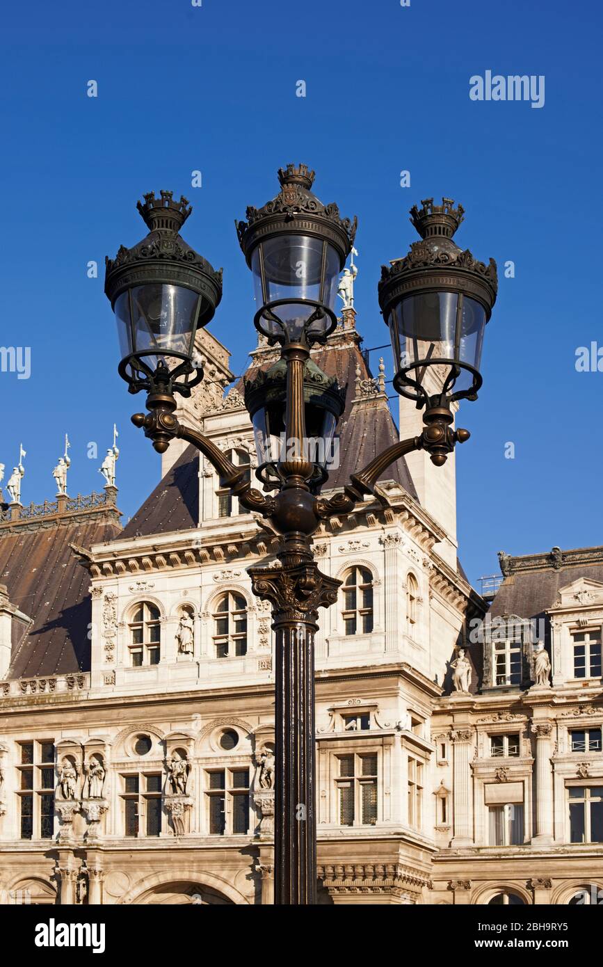 Paris City Hall, Francia, Hotel de la Ville de Paris Foto Stock