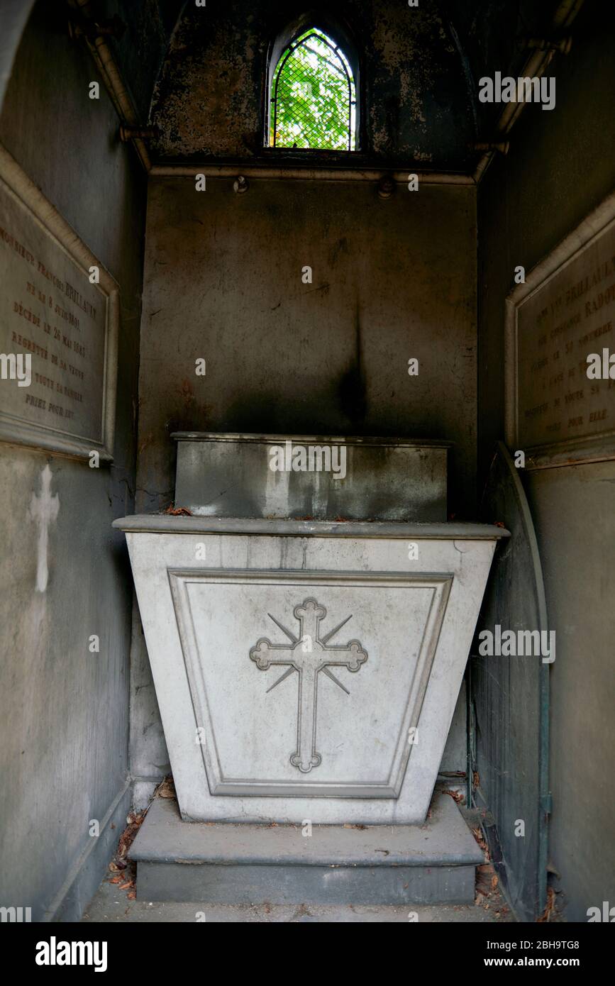 Cimitero di Pere Lachaise, Parigi, Francia Foto Stock