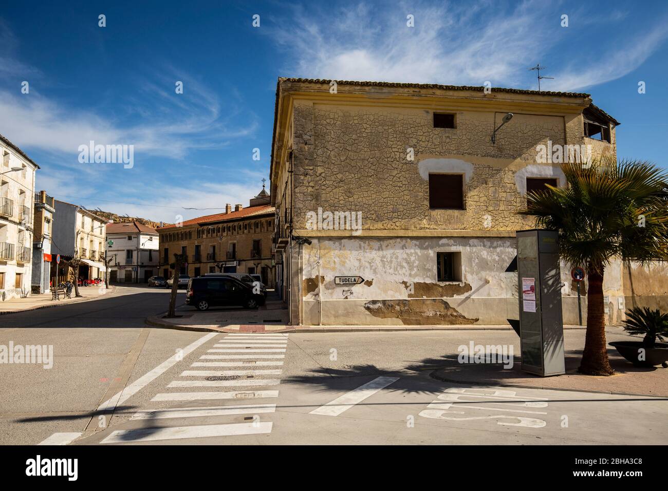 Europa, Spagna, Navarra, Arguedas Foto Stock