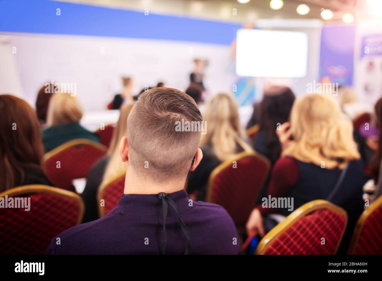 Sala Riunioni Meeting Aziendali il concetto di Leadership Foto Stock