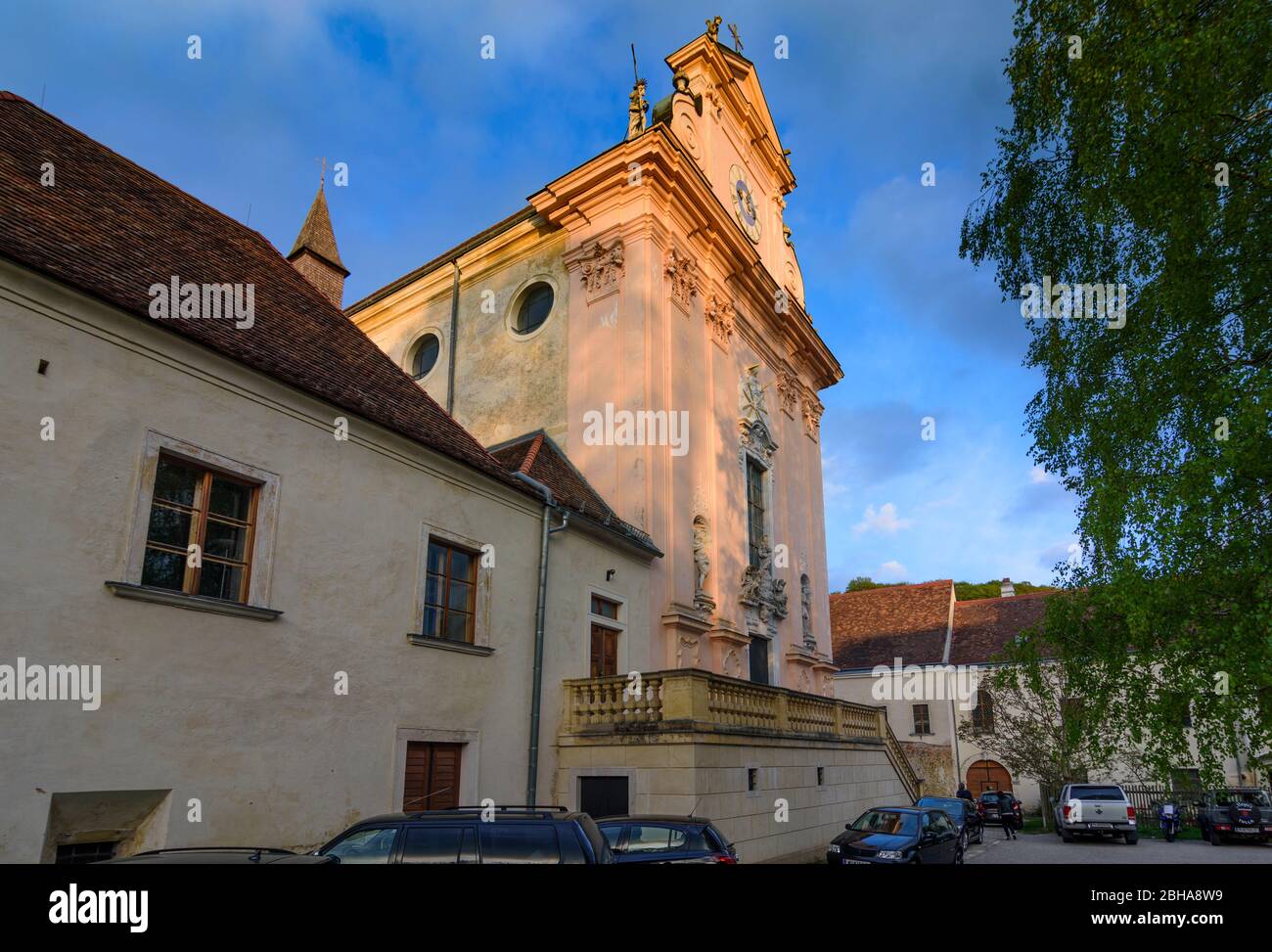 Mauerbach: Certosa, chiesa di Wienerwald, boschi di Vienna, bassa Austria, bassa Austria, Austria Foto Stock