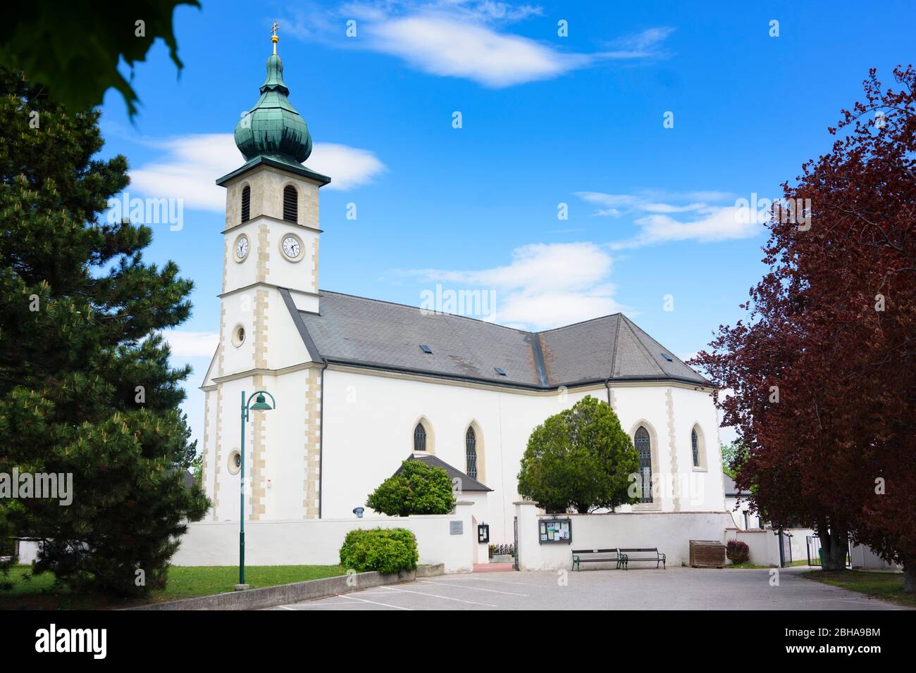 Trumau: chiesa di Wienerwald, boschi di Vienna, bassa Austria, bassa Austria, Austria Foto Stock