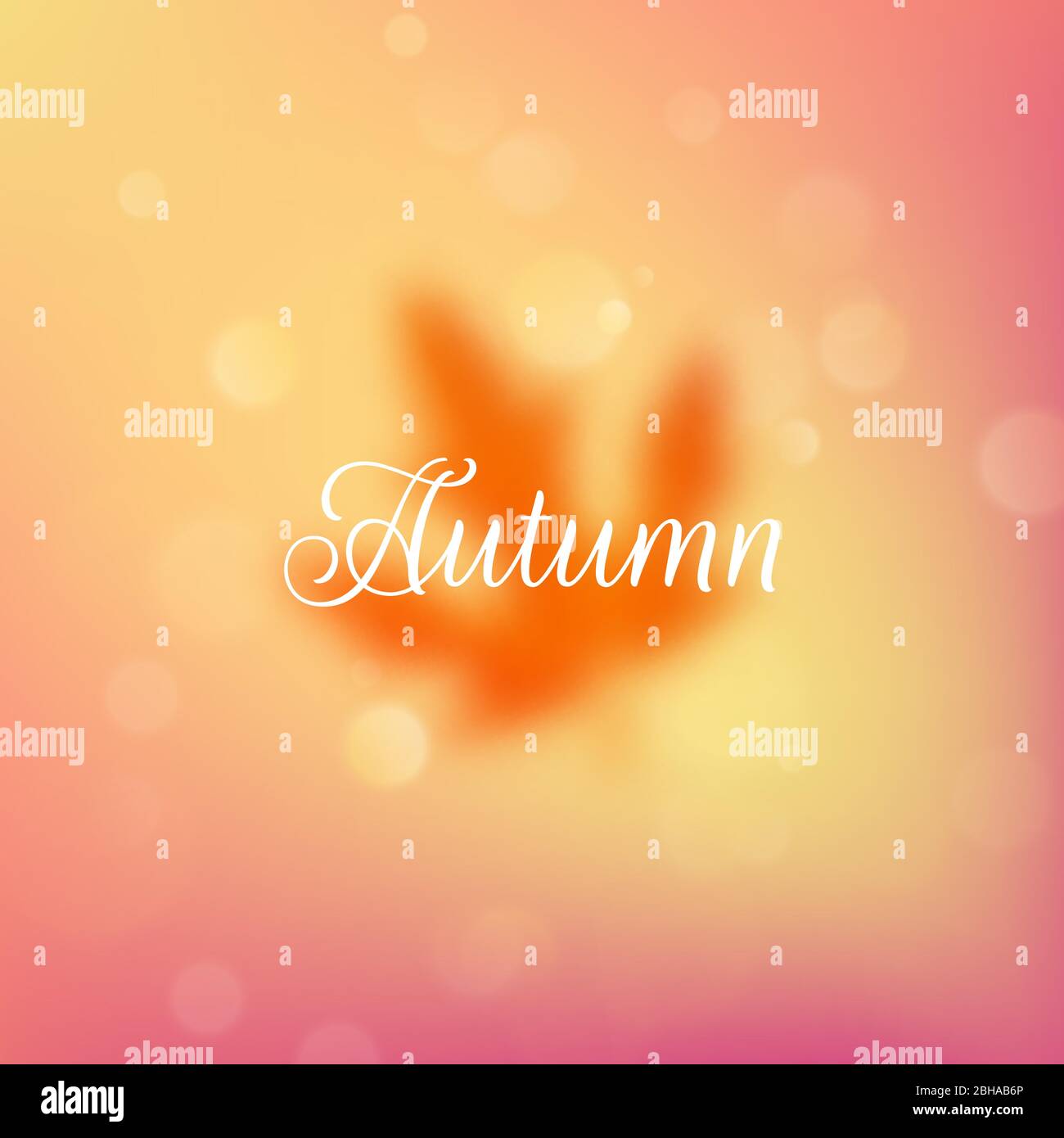 Autunno vendita sfondo layout in cornice da foglie. Vendita di articoli o poster promozionale e opuscolo della cornice o banner Web. EPS 10 Illustrazione Vettoriale