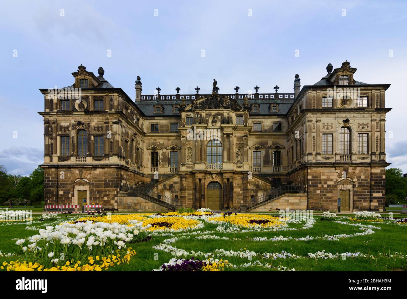 Dresda: Palais nel parco Großer Garten nella Città Vecchia, Sassonia, Sassonia, Germania Foto Stock