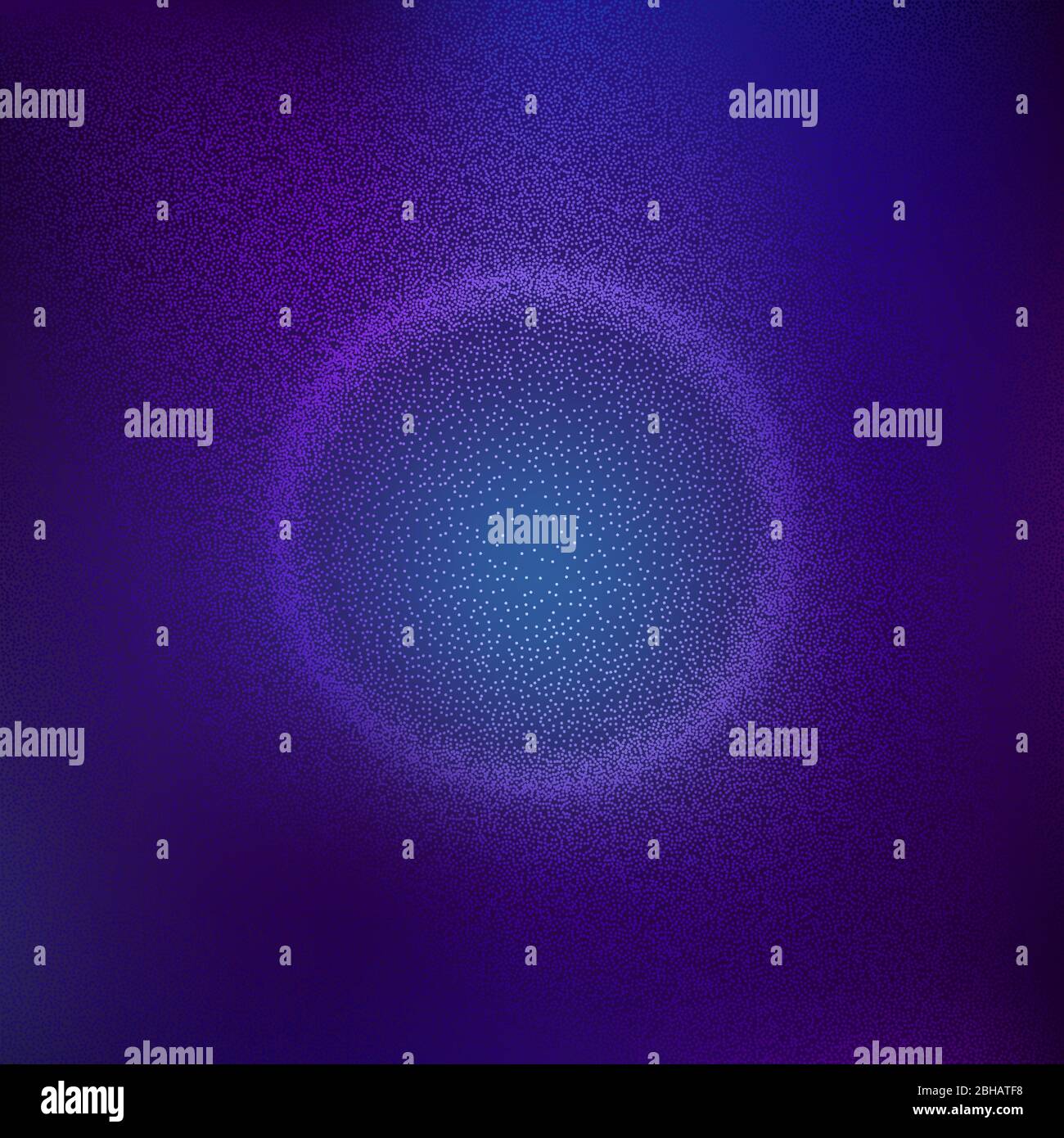 Le particelle circondano il flusso dinamico liquido con un telaio a sfera a volume luminoso. EPS 10 Illustrazione Vettoriale