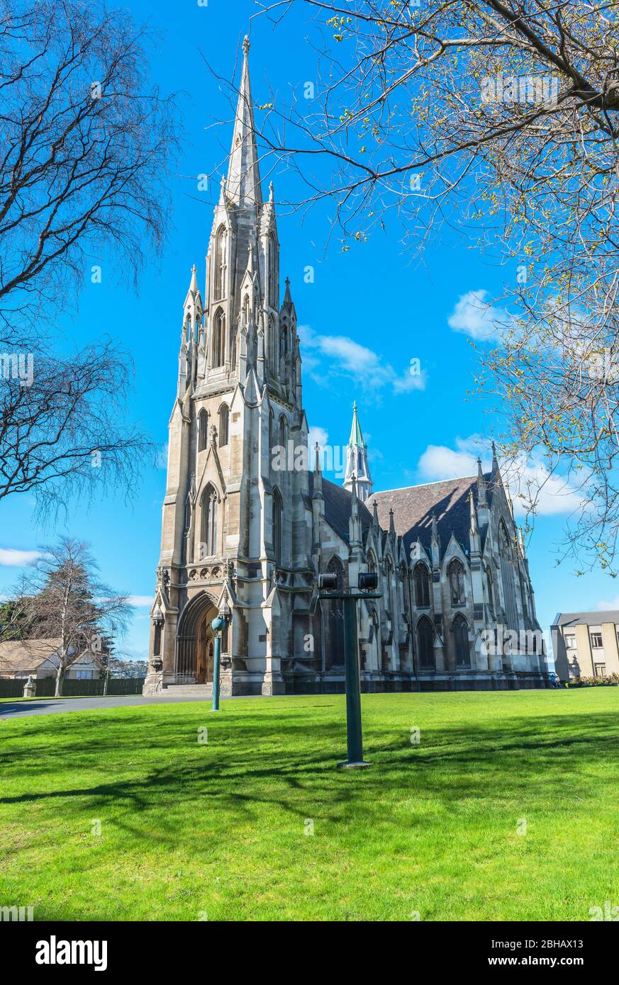 La prima chiesa, Dunedin, Otago, South Island, in Nuova Zelanda, Foto Stock