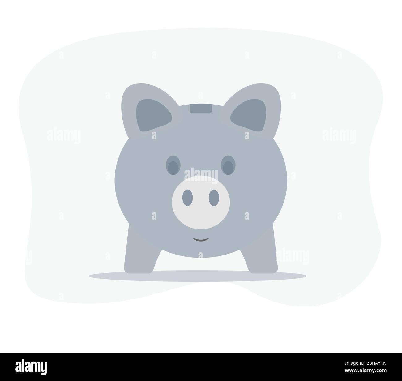 Piggy banca - investimento domestico Illustrazione Vettoriale