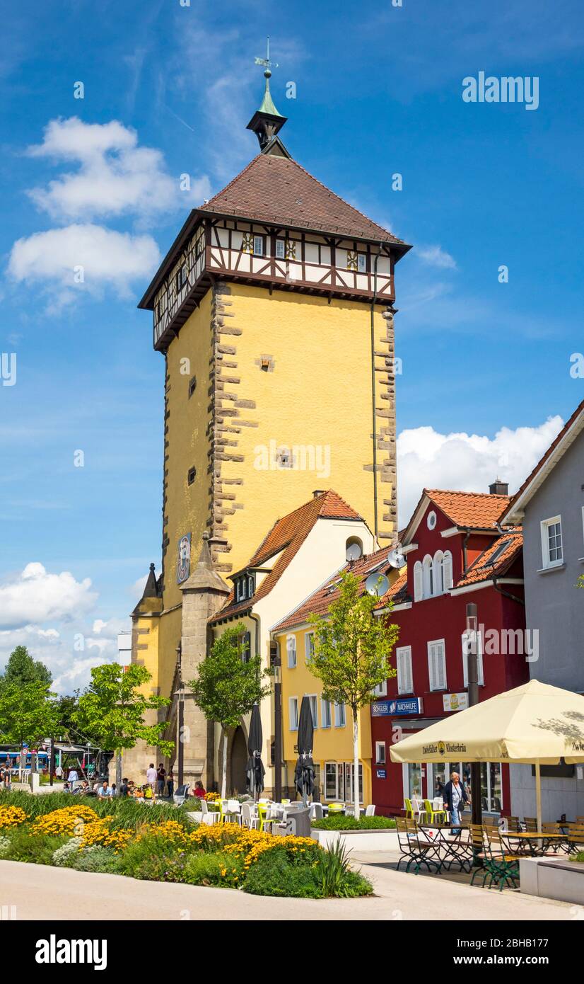 Germania, Baden-Württemberg, Reutlingen, Tübinger Tor, Foto Stock