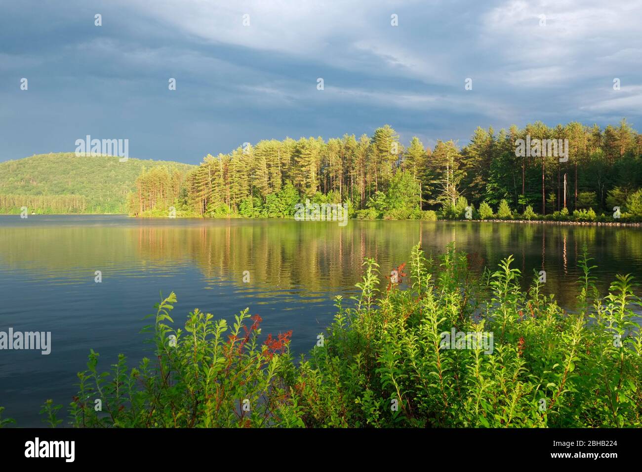 Stati Uniti, New York state, Cooper Lake, Catskill Mountains Foto Stock