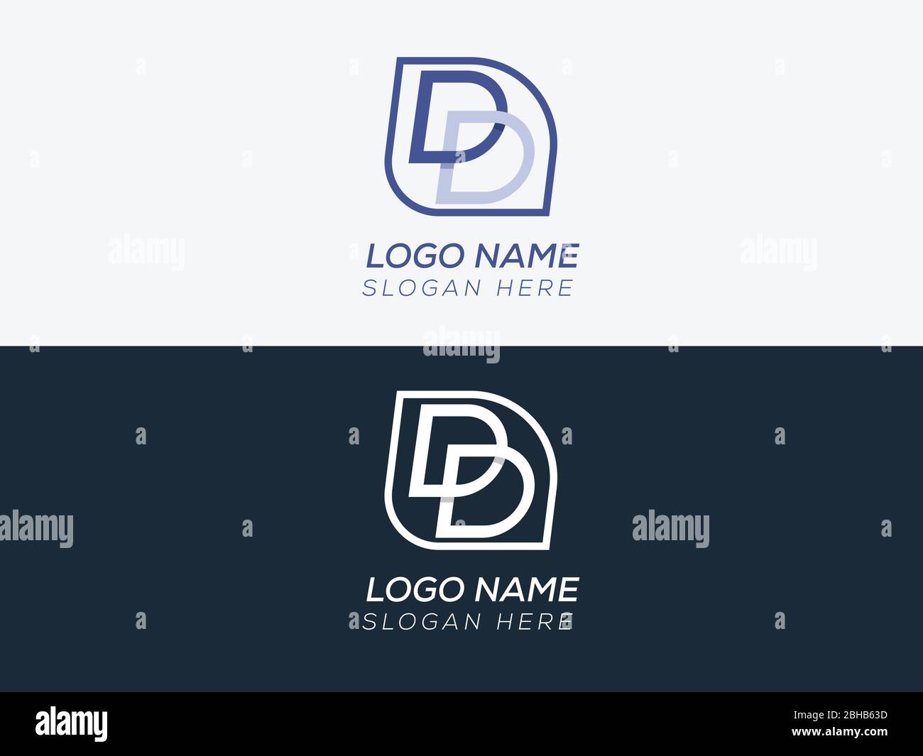 logo dd logo driven automotive logo Illustrazione Vettoriale
