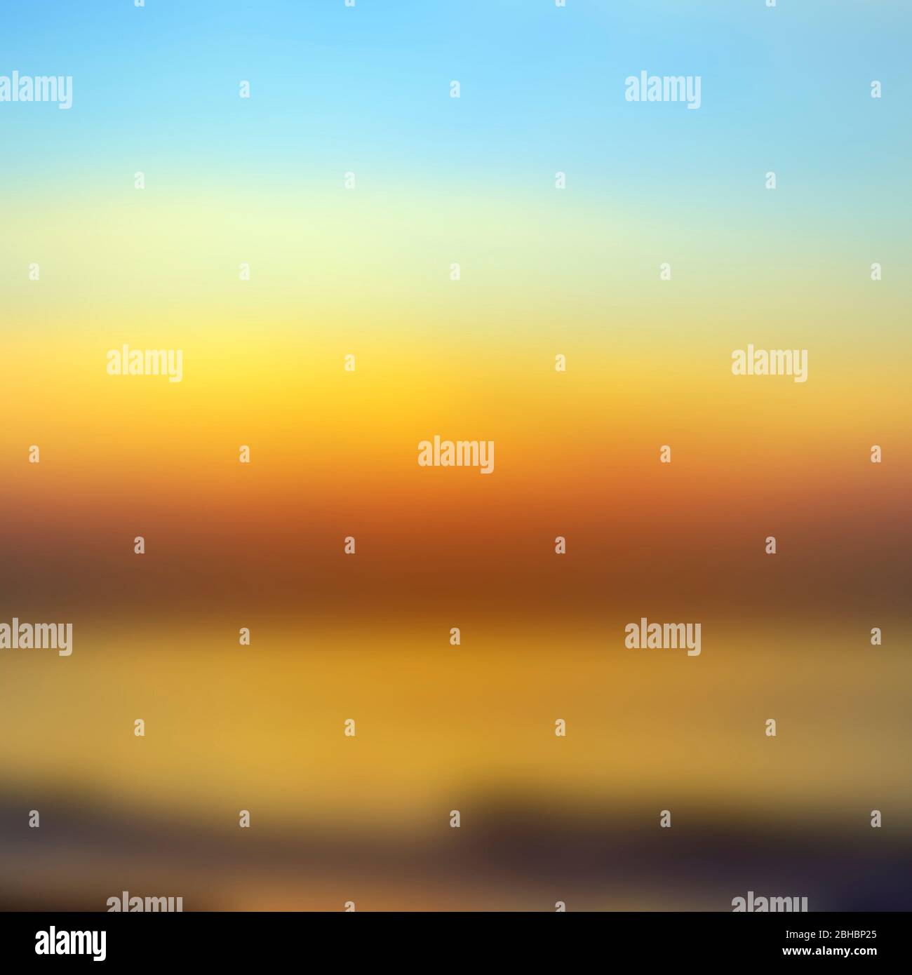 Gradiente del tono del cielo mattutino. Sfondo sfocato del cielo mattutino per bacdrop, display del prodotto e web design. Foto Stock