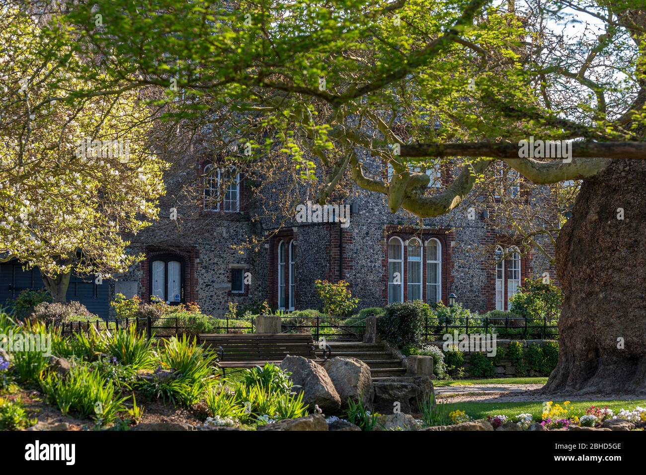 Westgate Gardens, Canterbury, Kent UK Foto Stock