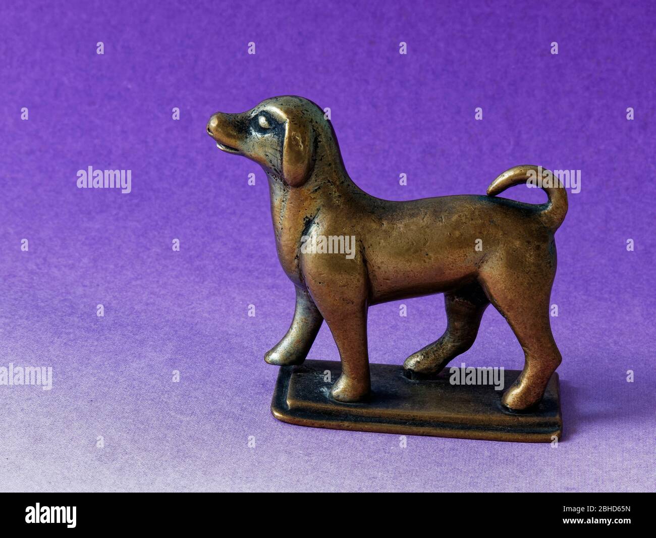 Giocattolo per cani in ottone Foto Stock