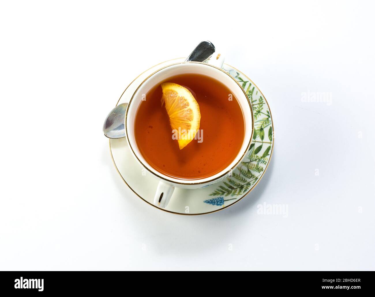 Tazza di tè con un tracciato di ritaglio Foto Stock